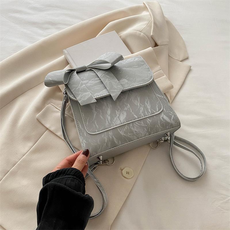 Рюкзак-сумка с бантом многоцелевой женский новый модный стильный студенческий универсальная сумка-тоут дорожный рюкзак