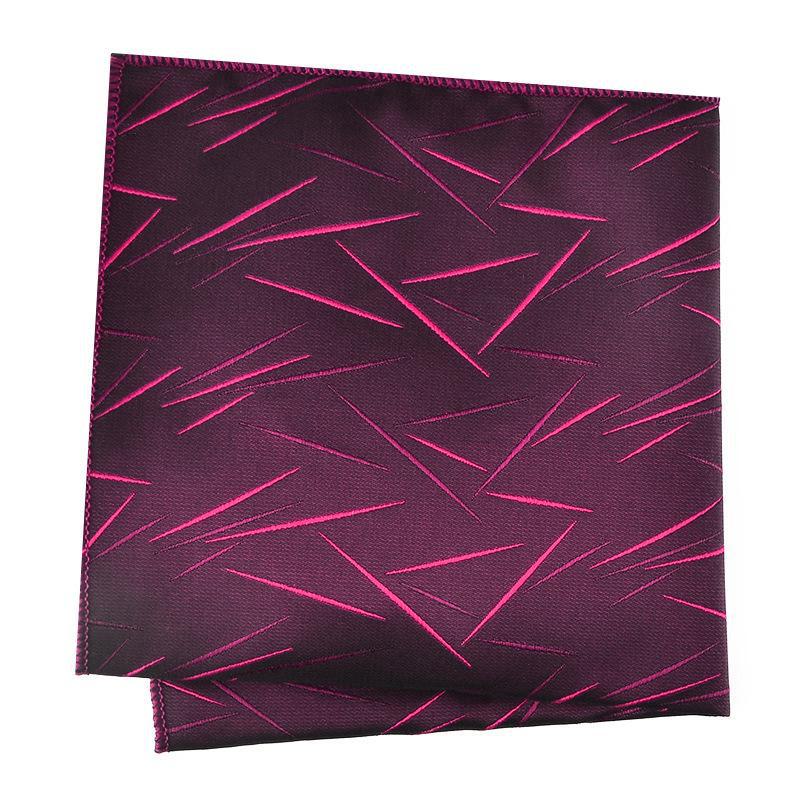 Men's Red Pocket Square for Suit - Formal Wedding Groom or Best Man Accessory