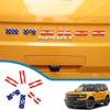Автомобильные эмблемы, наклейки, авто значок, наклейка для Ford Bronco Sport-2023, передний капот, задняя 3D буквенная эмблема, значок снаружи