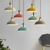 Pendant Light Retro Industrial Colorful Restaurant Kitchen Home Ceiling Lamp Vintage Hanging Light Lampshade Decorative Lamps