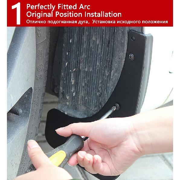 4 шт. Брызговики для Land Rover Discovery 4 LR4 2010-2016 2015 2014 Брызговики Fender Брызговики Автомобильные аксессуары