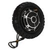 10-дюймовый мотор-колесо 36v-60V 1000-1500W вакуумная шина односторонний дисковый тормоз разъемный мотор-колесо для электрического картинга