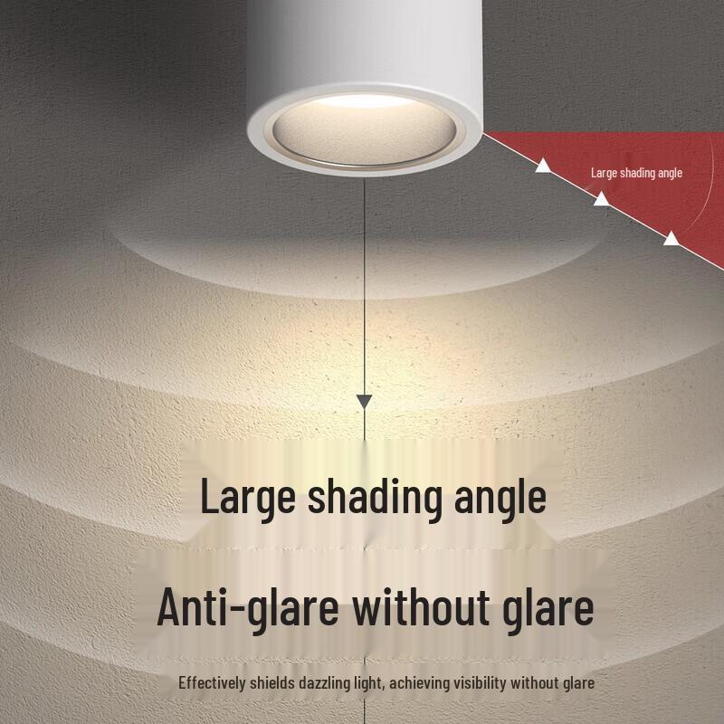 Biuyum Round LED Surface-Mounted Downlight