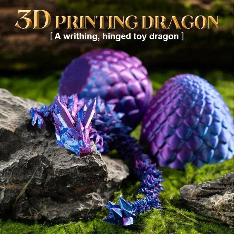 3D печатное яйцо дракона Подарочный набор дракона драгоценный камень Дракон орнамент украшение интерьера в готическом стиле украшение для рабочего стола