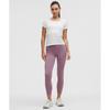 Lululemon Wunder Train High Rise Crop With Pockets 23  Lavender Lux