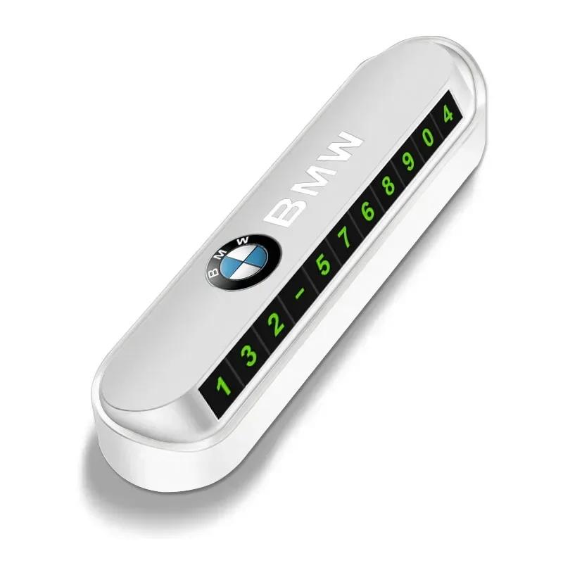 FUWP9 Горячее Для BMW M E46 E60 E90 Автомобильная Временная Парковочная Карточка Карточка с Номером Телефона Номер Телефона Для BMW M M3 M4 M5 X1 X3 X5 X6 X7