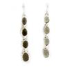 Les Trésors De Lily [E4187] - 'Cristal Palace' Earrings Gray