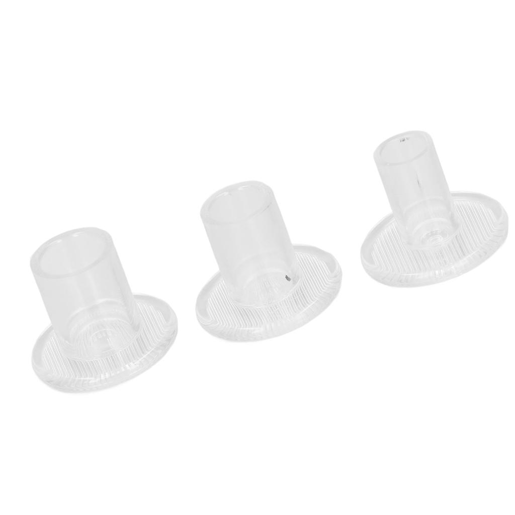 24 Pairs High Heel Protector Transparent PVC Heel Cover Repair Cap 3 Sizes for Walking