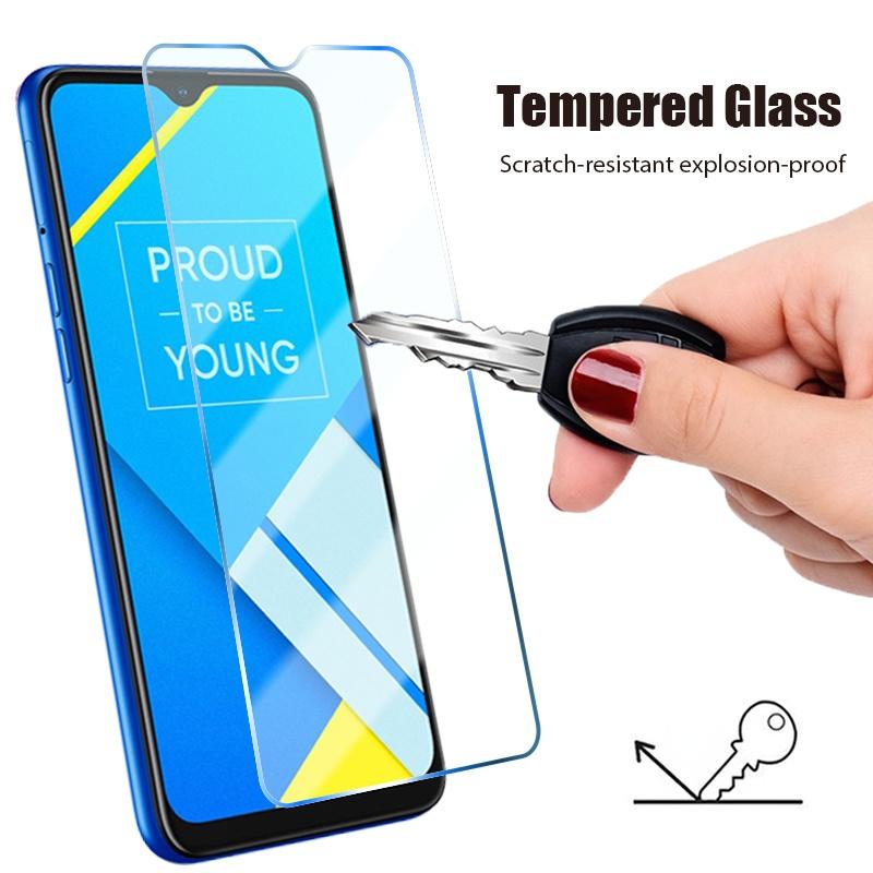Защитное закаленное стекло для Realme C21, защитная пленка для экрана Realme C15 C11 C12 C17 C25 C21Y C20 Realme C3, защитная пленка для стекла телефона