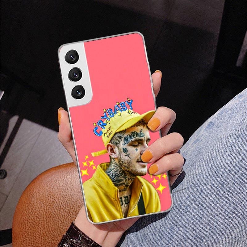 Чехол для телефона певца Lil Peep для Samsung Galaxy S24 S25 Edge S26 Ultra S23 S22 S21 Plus S20 FE + Чехол с персонализированной печатью Galaxy S
