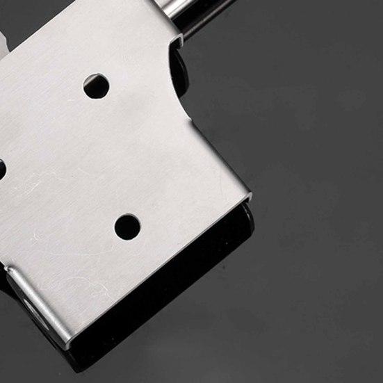 Предохранительный болт, нержавеющая, простая установка, гладкая защелка для раздвижных ворот из нержавеющей стали для ворот