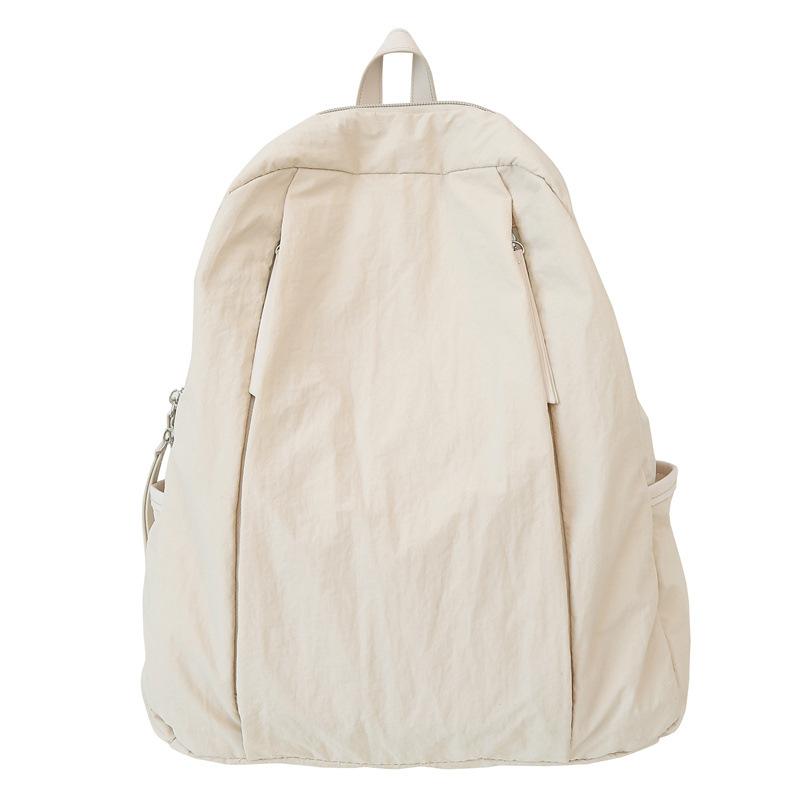 Рюкзак большой емкости для девочек, однотонный школьный рюкзак для студентов, женский дорожный рюкзак