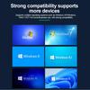 Двухдиапазонный WiFi-адаптер 1300 Мбит/с с 4 антеннами для Windows 7/10/11 - Не требует драйверов