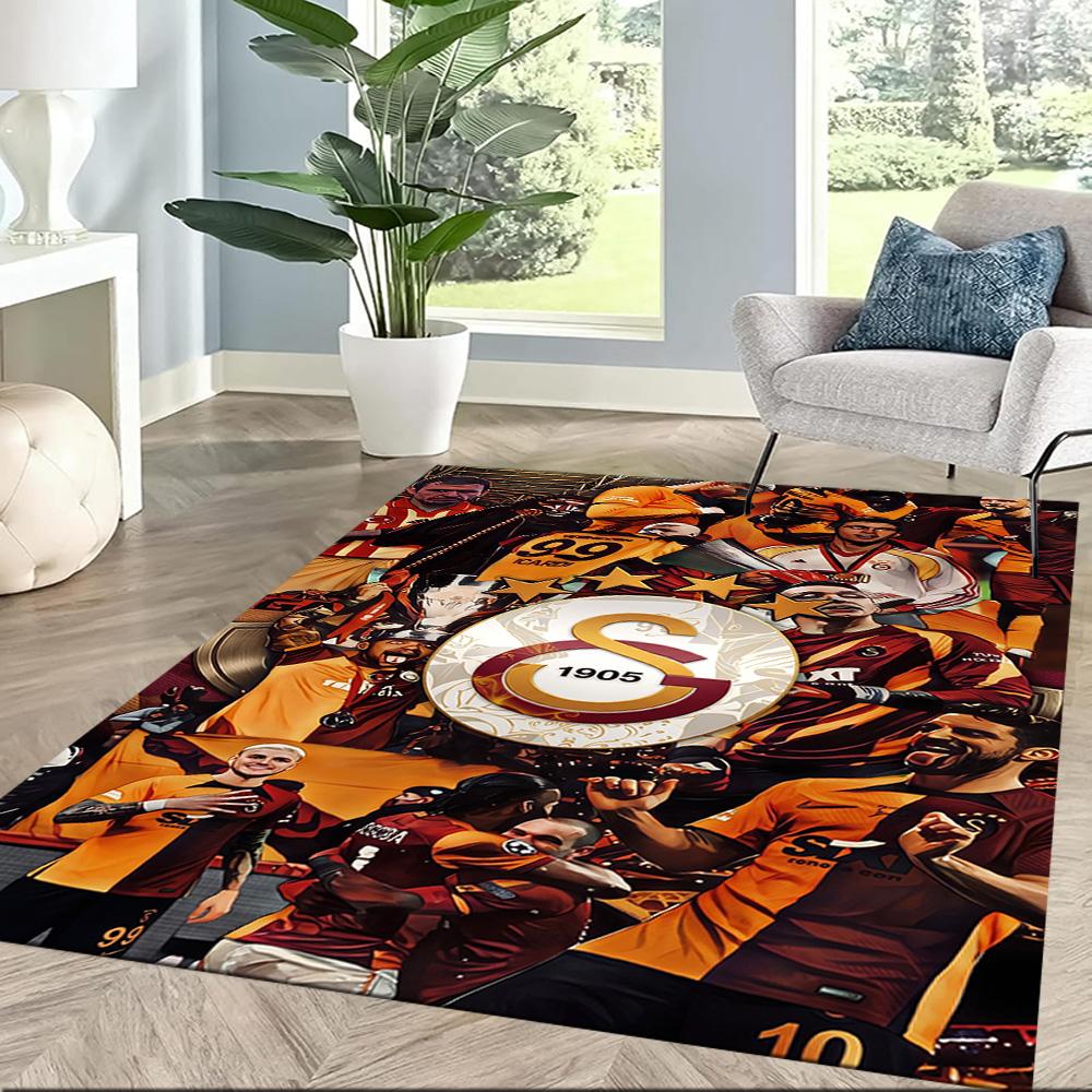 Galatasaray 63 Floor Rug Office Rug Design for Bedrooms Hallway Study room Balcony Anti-slip Rug Anime Office Decor Best for Christmas