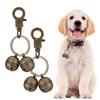 Pet Collar Bell Extra Loud Pet Tracking Bell Copper Bells with Lobster Clip Pet Hanging Ring Bell Accessories for Cats Dogs