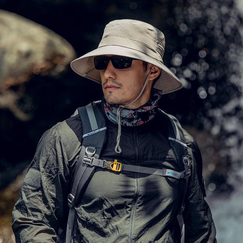 Мужская дышащая шапка с защитой от ультрафиолета для рыбалки и походов