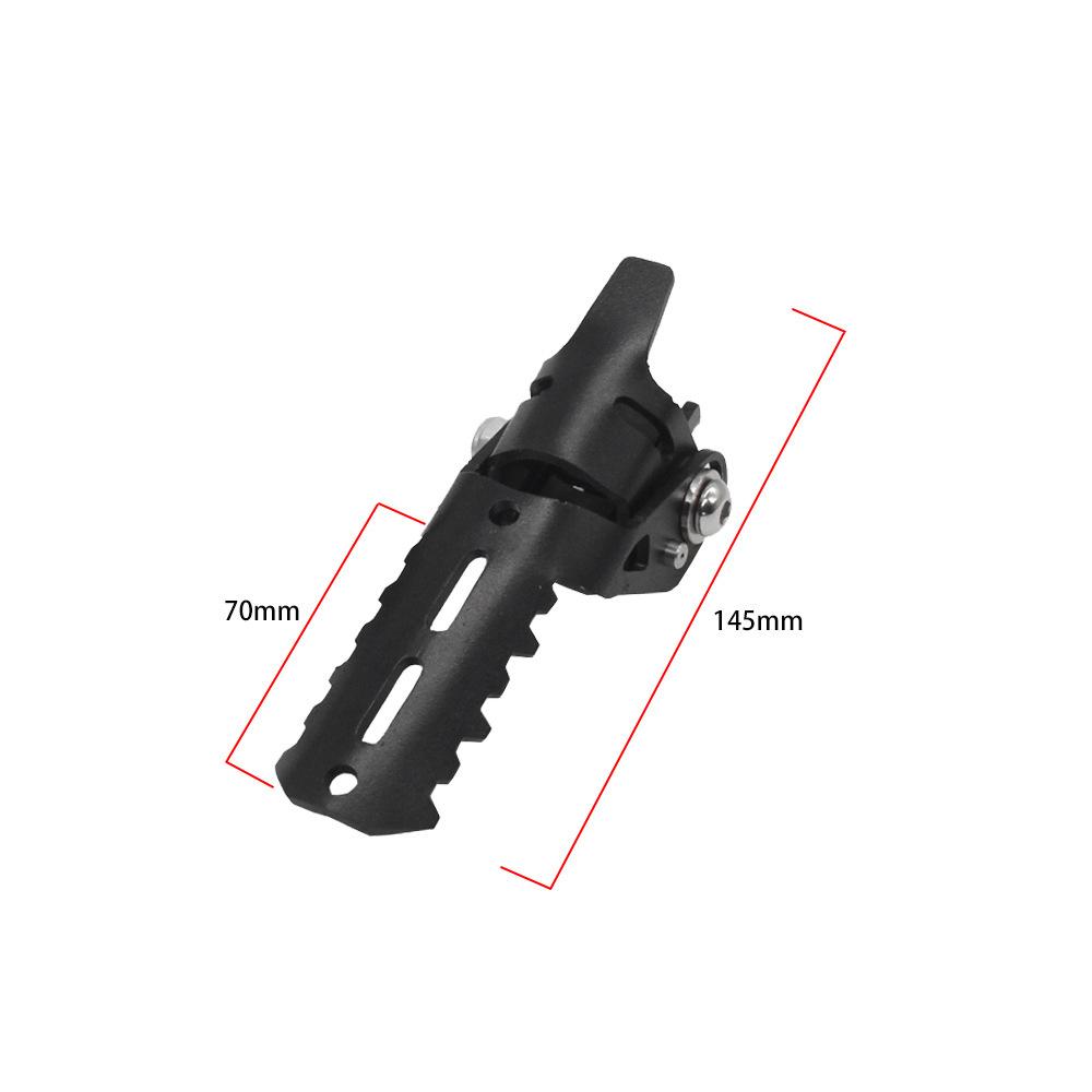 Motorcycle Front Foot Pegs Folding Footrests Clamps Diameter Tube 22-25mm for BMW R1250GS R1200 GS Adv Adventure LC 2013-2022