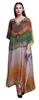 Tribal Feather Ladies Kaftan Holiday Loungewear Maxi Dress Beach