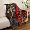 Lizard Print Blanket Retro Ethnic Style Blanket Flannel Blanket Holiday Gift Blanket Source