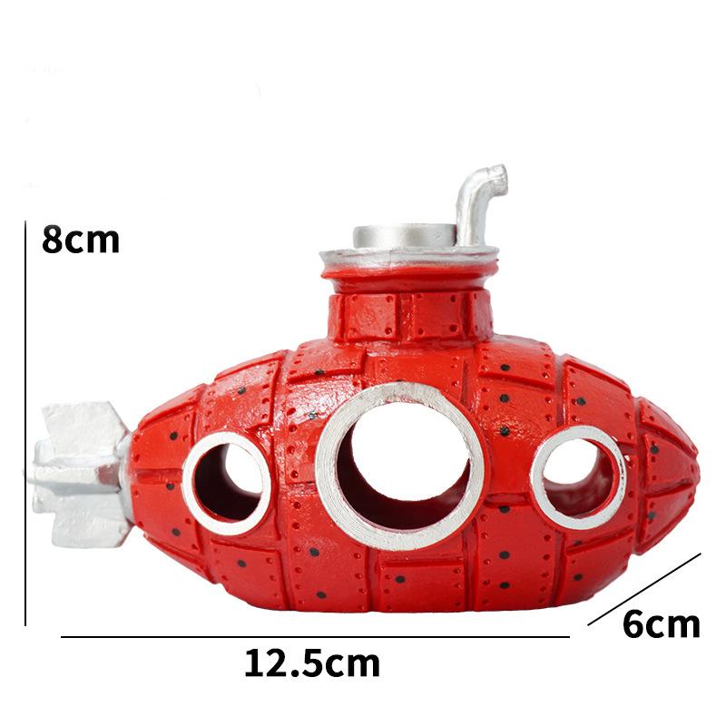 Смоляные подводные украшения, укрытие для креветок, пещера, ландшафтный дизайн, аксессуары для аквариума, украшения для аквариума