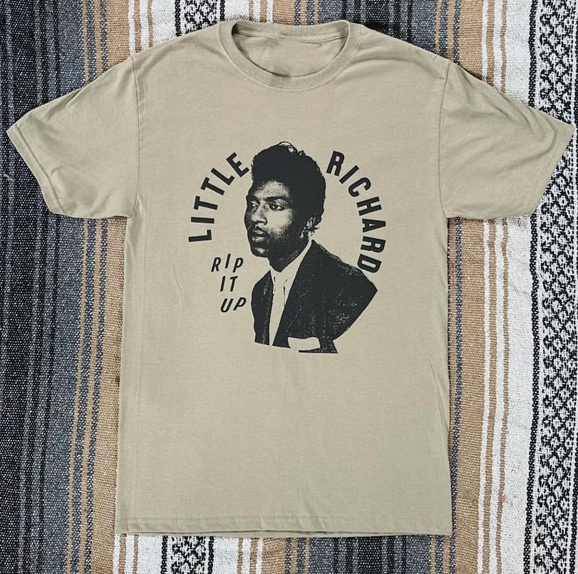 Rip It Up Little Richard Cotton Gift For Fan Sand S-2345XL Unisex T-Shirt