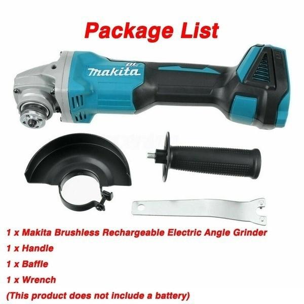 Высококачественная бесщеточная аккумуляторная электрическая угловая шлифовальная машина Makita DGA404/DGA504 18 В, многофункциональный полировальный станок, режущий инструмент без аккумулятора