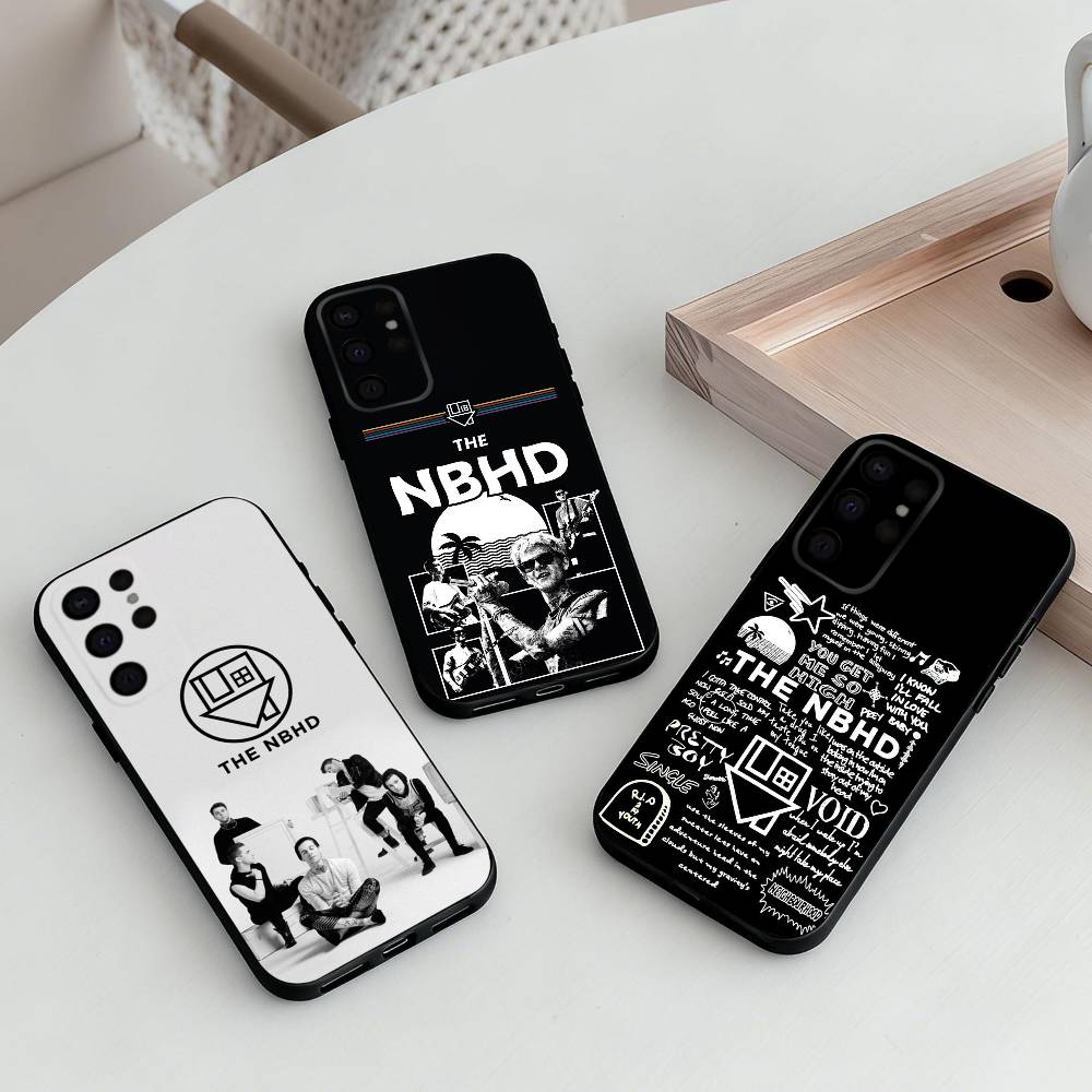 Чехол для телефона Band NBHD The N-Neighbourhood-D для Samsung S25,24,23,22,30,21,10,9,Ultra,Plus,Lite,FE,4,5 G Мягкий черный чехол