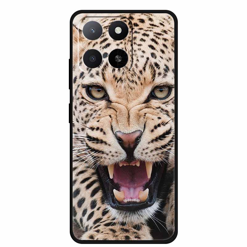 Чехол для ZTE Blade A55 A35 Животные Мягкий Силикон ТПУ Чехлы для Телефона Задняя Крышка для ZTE Blade A35 BladeA55 Волк Ударопрочный Крутой Capa