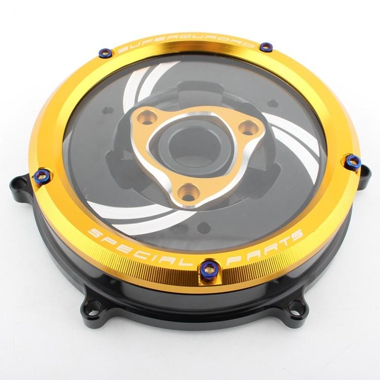 Прозрачная крышка сцепления высокого качества для Ducati Panigale 959 1199 1299 V2 S с яркими вариантами цвета