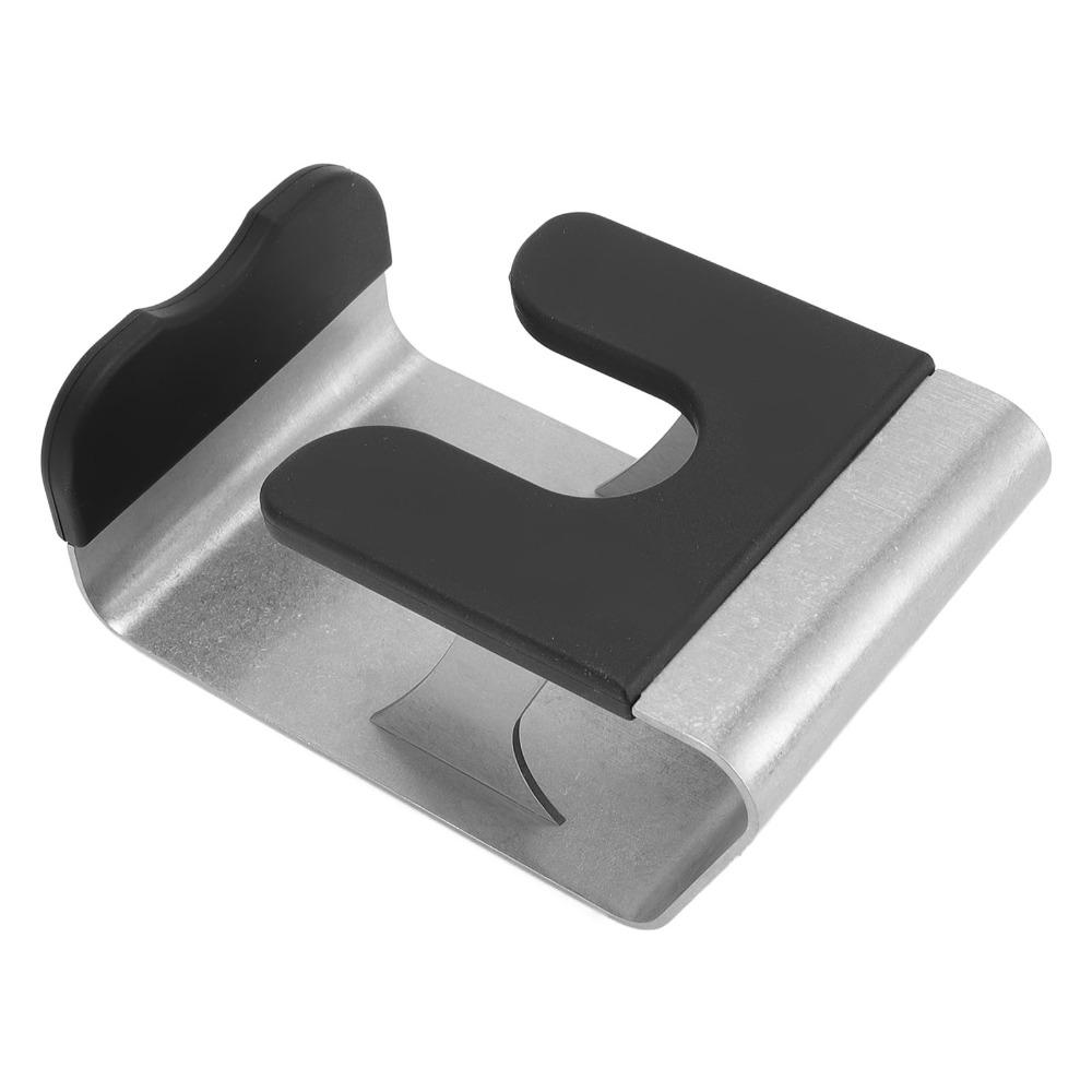 Universal Fit Coffee Tamping Station Silver Color Espresso Portafilter Stand For Espresso Machine