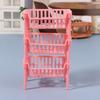 1/12 кукольный домик Мини-корзины для хранения еды и фруктов Кукольный домик Складная корзина Украшения для кукольного домика Аксессуары
