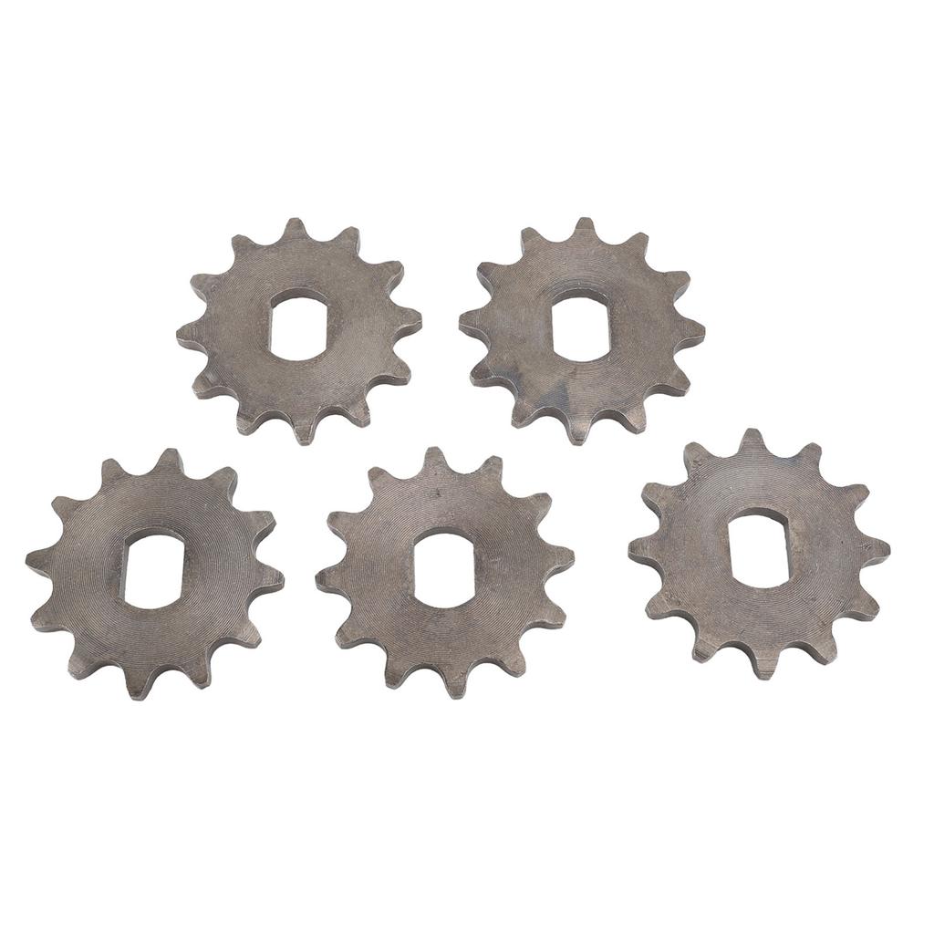 5 шт. Звездочка двигателя 420 Сталь 12x17 мм Внутренний диаметр Моторная цепная звездочка для высокоскоростного двигателя MY1020
