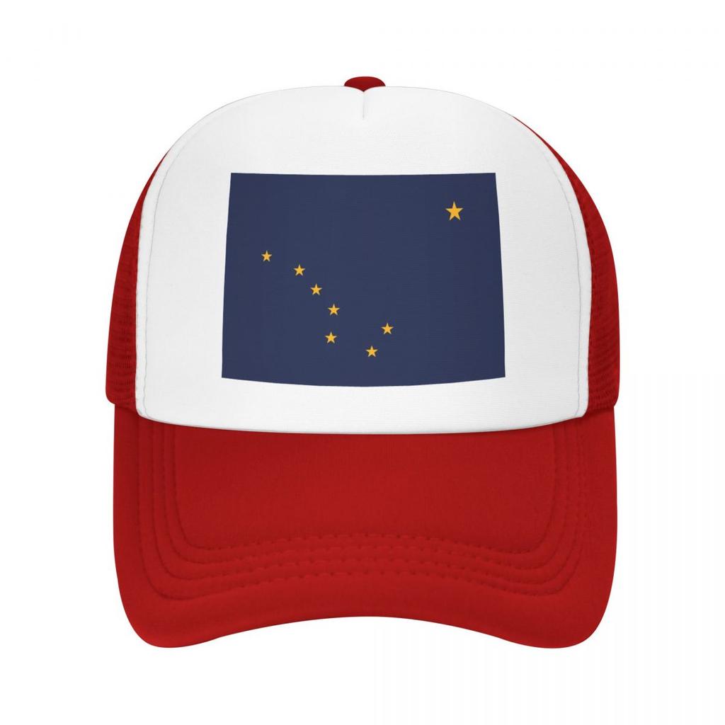 Flag Of Alaska Unisex Cap Casual Plain Baseball Cap Adjustable Snapback Trucker Hats For Women Unisex