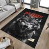 1pc wolf alone Carpet Anti Slip Polyester Floor Mat for office.Bedroom