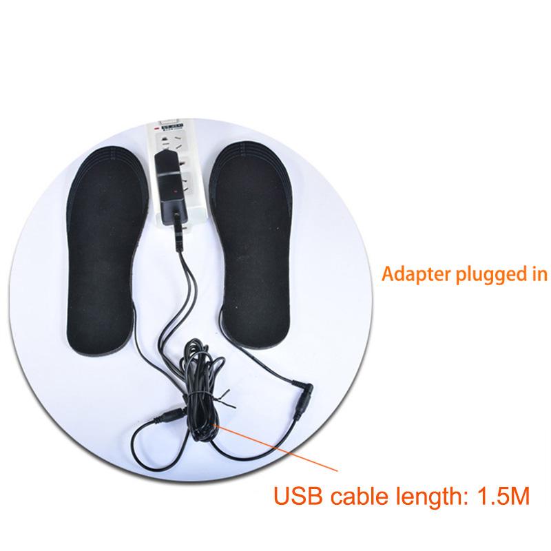 Стельки с подогревом, USB-электрические грелки для ног, зимние стельки