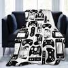 Gamepad Flannel Blanket Sofa Blanket Printed Blanket Office Blanket