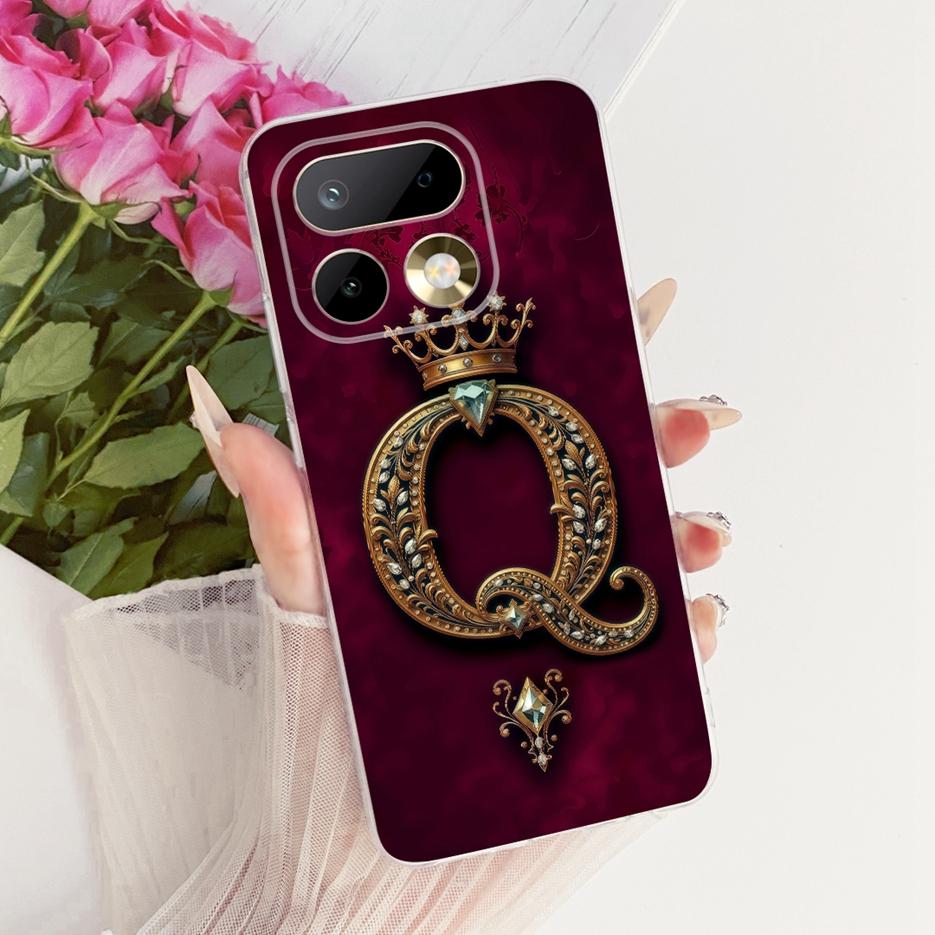 For Realme 16 Pro Case RMX5121 RMX5120 New Crown Letters Cover Soft Silicone Case For Realme 16 Pro Plus Realme16 Pro+ 5G Fundas