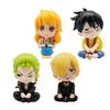 ПВХ фигурки Действия One Piece в сидячей позе для коллекции и демонстрации