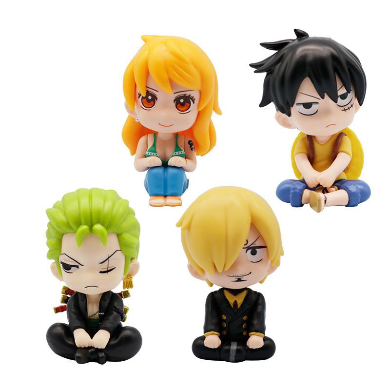 ПВХ фигурки Действия One Piece в сидячей позе для коллекции и демонстрации