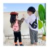 Children's Bag Printed Alphabet Shoulder Bag Cute Cartoon Baby Chest Bag Girls Crossbody Bag