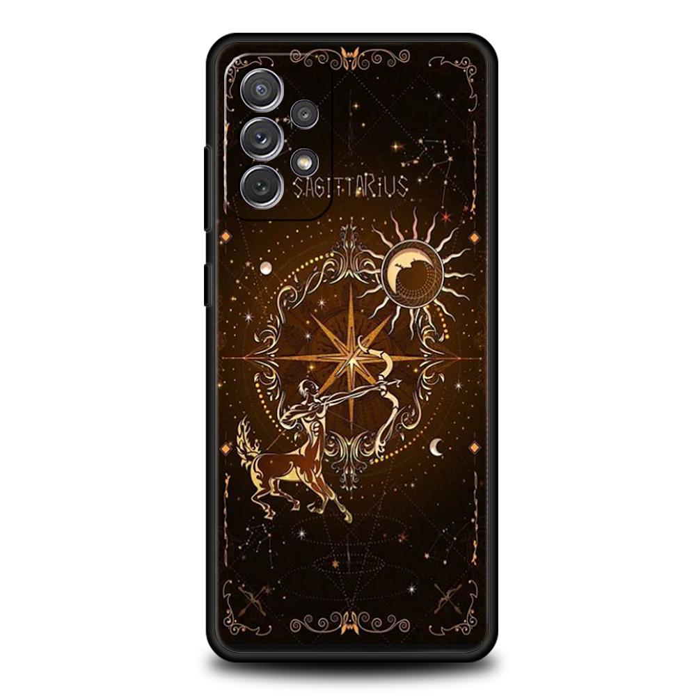 Чехол-накладка со созвездиями для Samsung Galaxy A55 A35 A15 A14 A25 A54 A51 A71 A72 A73 A32 A52 A52S A41 5G Силиконовый чехол Сумка