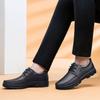 Trendy Men's Casual Shoes Simple Men's Retro Genuine Leather Shoes Elegant Formal Commuter Work Shoes