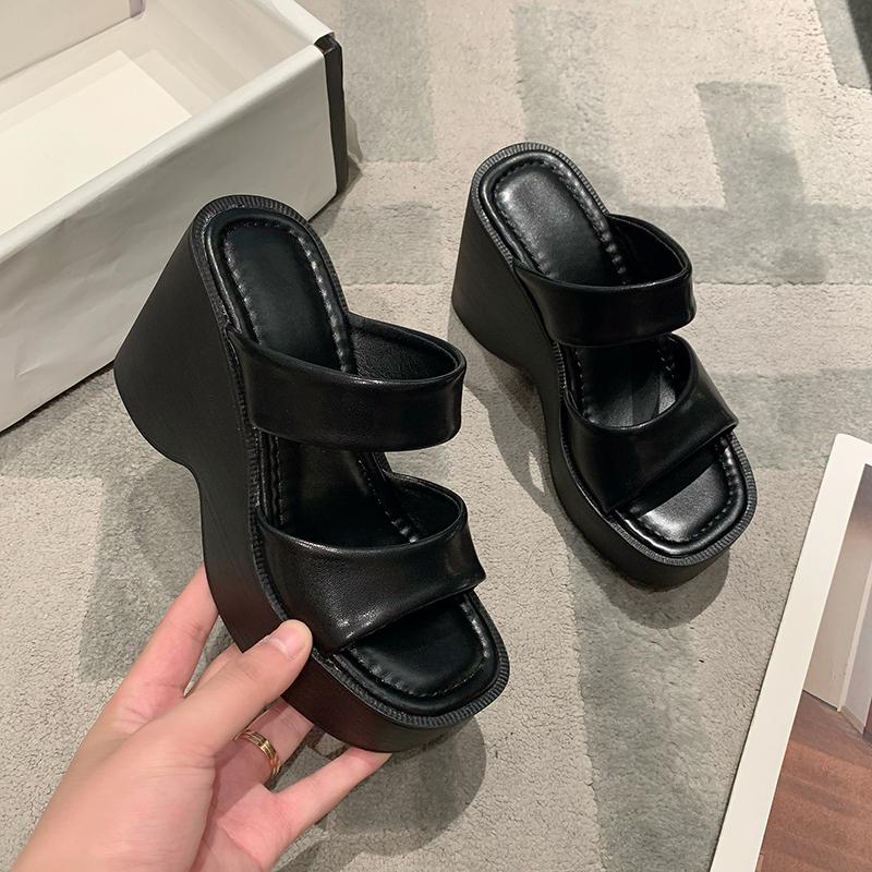 Женские сандалии, легкая обувь на танкетке для женщин, летние сандалии, обувь на платформе, повседневная летняя обувь на высоком каблуке Sandalias De Mujer