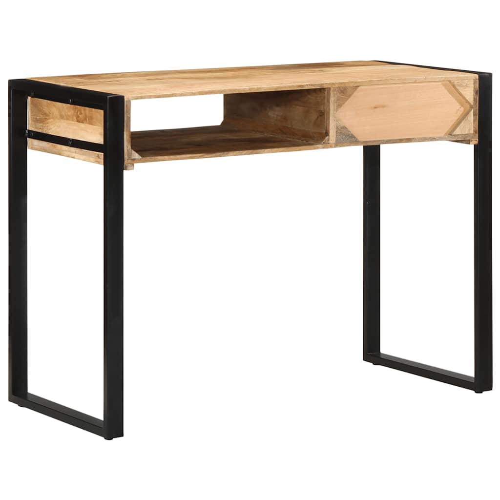 Biurko 100X50X75 Cm Lite Drewno Surowe Mango