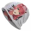 Kawaii Zero Two шляпы с капюшоном, модная вязаная шапка для женщин унисекс, зимние теплые шапки Darling In The Franxx Skullies, шапки