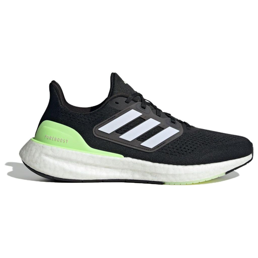 Adidas PureBoost 23 Wide Black Green Spark Кроссовки унисекс Core-Black Cloud-White IF9657