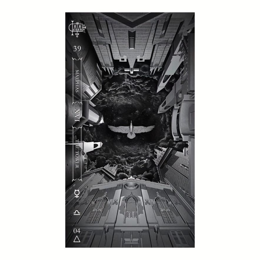 Goetia Card Reading In Darkness — колода из 78 карт для гадания и настольных игр, английское издание, стандартный размер, возраст 14+