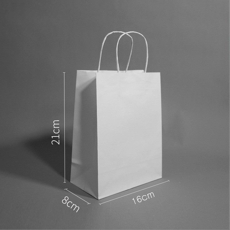 Переплетенная бумага Крафт сумки подарка ресиклабле небольших ручек сумок партии добычи свадьбы