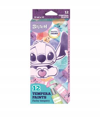 Disney Fashion. Tempera Pastel Paints In a 12 Tube. 12 Colors. Stitch