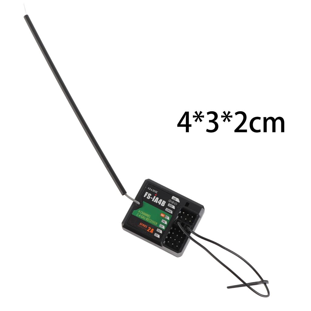 FS IA4B Receiver RC 2.4G 4 Channel RC Car Boat Receiver for FS I10 FS I6 FS GT2F FS GT2G FS IT4S FS I6S